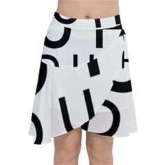 Uh Duh Chiffon Wrap Front Skirt by FattysMerch