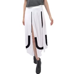 Uh Duh Velour Split Maxi Skirt by FattysMerch