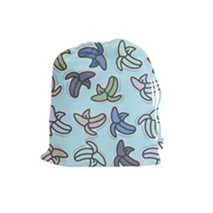 Bananas Repetition Repeat Pattern Drawstring Pouch (large) by Pakrebo