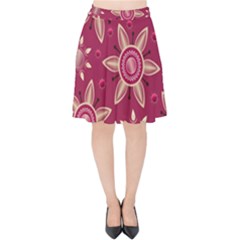 Background Non Seamless Pattern Art Velvet High Waist Skirt by Pakrebo