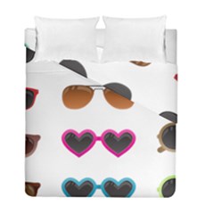 Eyeglasses Duvet Cover Double Side (full/ Double Size) by HermanTelo