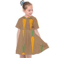 Healthy Fresh Carrot Kids  Sailor Dress by HermanTelo