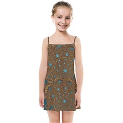 Fractal Abstract Kids  Summer Sun Dress by Bajindul