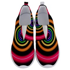 Neon Light Abstract No Lace Lightweight Shoes by Bajindul