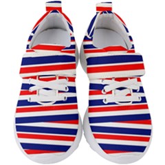 Patriotic Ribbons Kids  Velcro Strap Shoes by Mariart