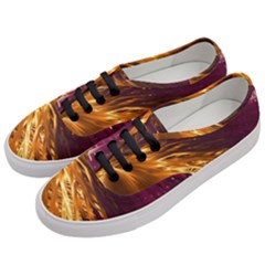 Lines Curlicue Fantasy Colorful Women s Classic Low Top Sneakers by Bajindul