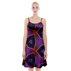 Pattern Abstract Wallpaper Art Spaghetti Strap Velvet Dress by Pakrebo