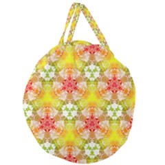 Background Abstract Pattern Texture Giant Round Zipper Tote by Pakrebo