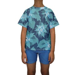 Graphic Design Wallpaper Abstract Kids  Short Sleeve Swimwear by Pakrebo