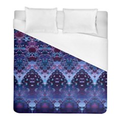 Blue Elegance Elaborate Fractal Fashion Duvet Cover (full/ Double Size) by KirstenStar