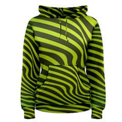 Wave Green Women s Pullover Hoodie by HermanTelo