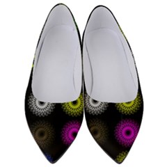 Flowers Arrangement Symmetry Women s Low Heels by Bajindul