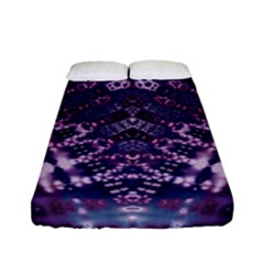 Purple Love Fitted Sheet (full/ Double Size) by KirstenStar