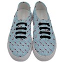 Flamingo Pattern Blue Men s Classic Low Top Sneakers View1