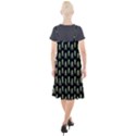 Cactus Black Pattern Camis Fishtail Dress View2