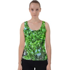 Forget Me Not Velvet Tank Top by Riverwoman