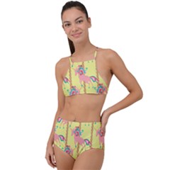 Unicorn Carousel High Waist Tankini Set by VeataAtticus