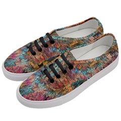 Oil Paint Women s Classic Low Top Sneakers by Bajindul