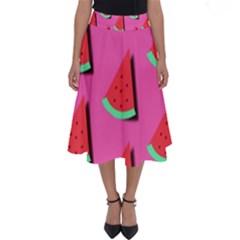 Fresh Watermelon Slices Perfect Length Midi Skirt by VeataAtticus