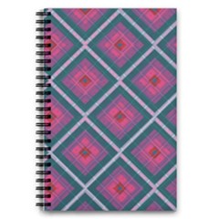 Purple Textile And Fabric Pattern 5 5  X 8 5  Notebook by Pakrebo