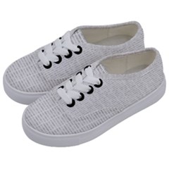 Binary Background Kids  Classic Low Top Sneakers by Bajindul