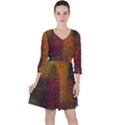 Colors Exploding Paint Spray Ruffle Dress View1