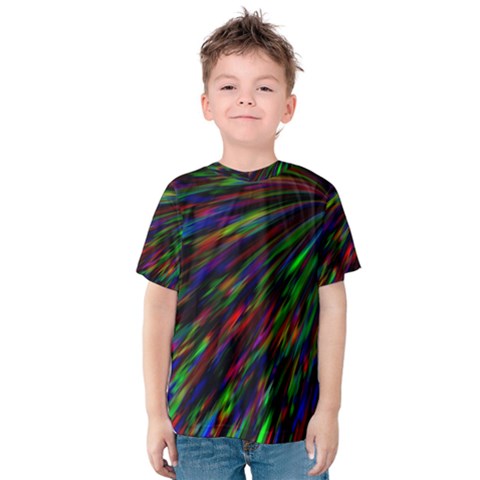 Explosion Fireworks Rainbow Kids  Cotton Tee by Bajindul