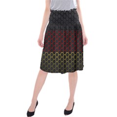 Germany Flag Hexagon Midi Beach Skirt by HermanTelo