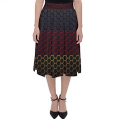 Germany Flag Hexagon Classic Midi Skirt by HermanTelo