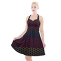 Germany Flag Hexagon Halter Party Swing Dress  View1