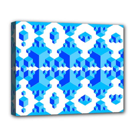 Cubes Abstract Wallpapers Deluxe Canvas 20  X 16  (stretched) by HermanTelo