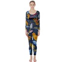 Colorful birds in nature Long Sleeve Catsuit View1