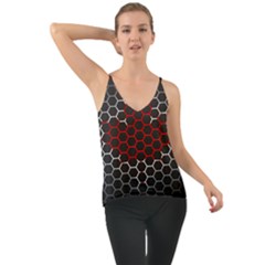 Canada Flag Hexagon Chiffon Cami by HermanTelo