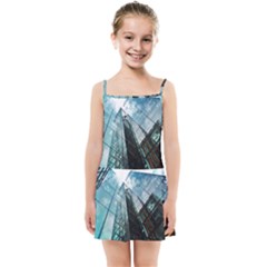 Architectural Design Architecture Building Business Kids  Summer Sun Dress by Pakrebo