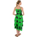 Gothic Girl Rose Green Pattern Layered Bottom Dress View2