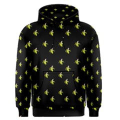 Peeled Banana On Black Men s Pullover Hoodie by snowwhitegirl