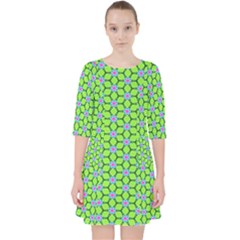 Pattern Green Pocket Dress by Mariart