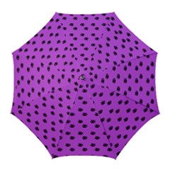 Purple Eyes Golf Umbrellas by snowwhitegirl