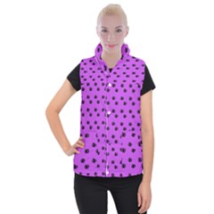 Purple Eyes Women s Button Up Vest by snowwhitegirl