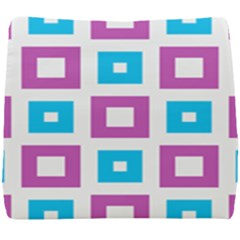 Pattern Plaid Seat Cushion by HermanTelo