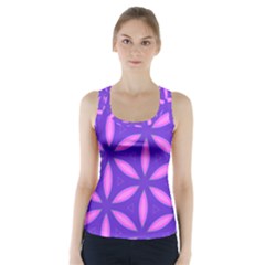 Purple Racer Back Sports Top by HermanTelo