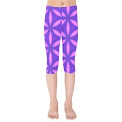 Purple Kids  Capri Leggings  by HermanTelo