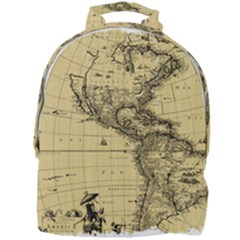 Map Vintage Old Ancient Antique Mini Full Print Backpack by Sudhe