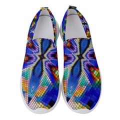 Art Kaleidoscope Meditation Mosaic Women s Slip On Sneakers by Wegoenart