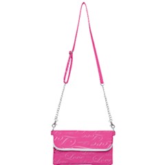 Pinklove Mini Crossbody Handbag by designsbyamerianna