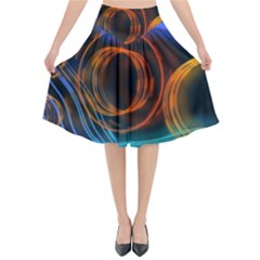 Research Mechanica Flared Midi Skirt by HermanTelo