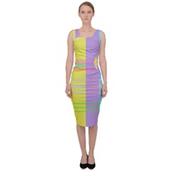 Easter Background Easter Plaid Sleeveless Pencil Dress by Simbadda