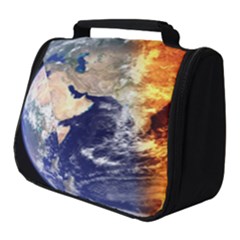 Earth World Globe Universe Space Full Print Travel Pouch (small) by Simbadda