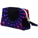 Red purple 3d fractals               Wristlet Pouch Bag (Large) View2