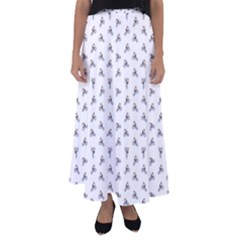 Cycling Motif Design Pattern Flared Maxi Skirt by dflcprintsclothing